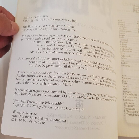 Extreme Teen Bible-NKJV: No Fears, No Regrets, Just a Future with a Promise - Picture 12 of 16